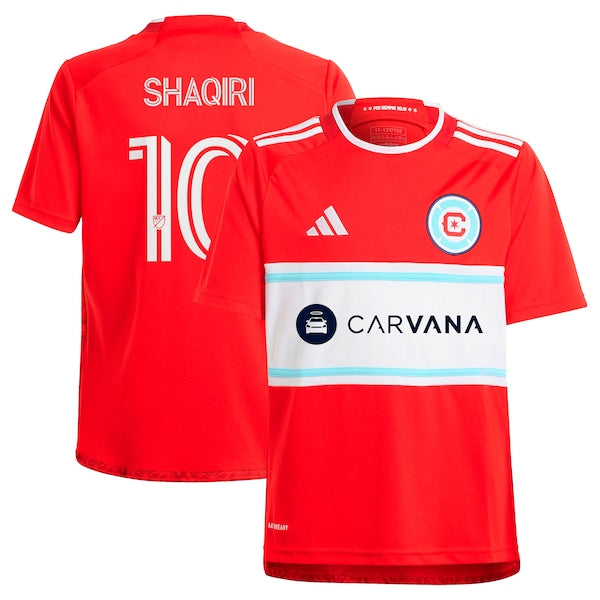 Xherdan Shaqiri Chicago Fire adidas Youth 2024 Return To Red Replica Player Jersey?ยจC Red