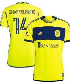 Jacob Shaffelburg Nashville SC adidas 2024 The 615 Kit Authentic Player Jersey - Yellow