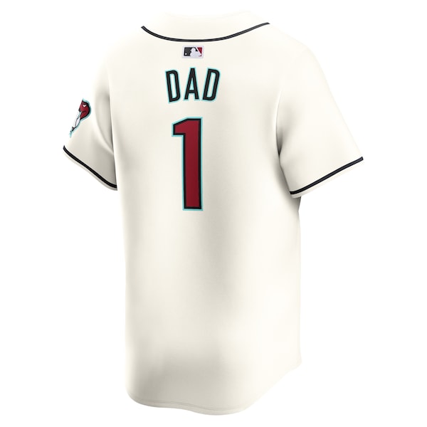 Arizona Diamondbacks Nike #1 Dad Home Limited Jersey - White - Image 3