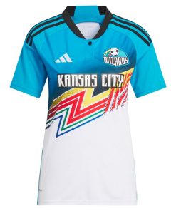 Alternative view of Sporting Kansas City adidas Women's 2024 Archive Replica Jersey - White