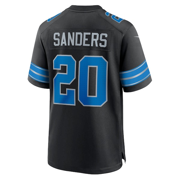 Barry Sanders Detroit Lions Nike 2nd Alternate Retired Player Game Jersey - Black - Image 4