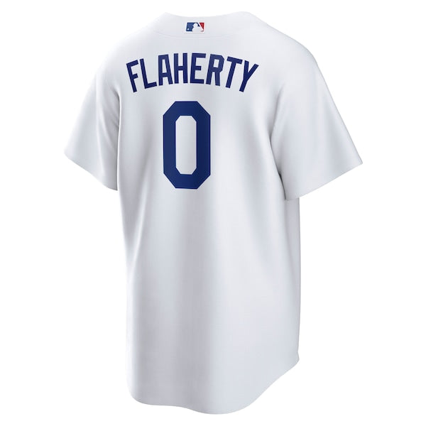 Jack Flaherty Los Angeles Dodgers Nike Home Replica Player Jersey - White - Image 3