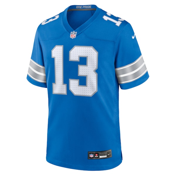 Craig Reynolds Detroit Lions Nike Team Game Jersey - Blue - Image 2