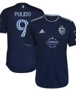 Alan Pulido Sporting Kansas City adidas 2024 State Line 3.0 Authentic Player Jersey - Blue