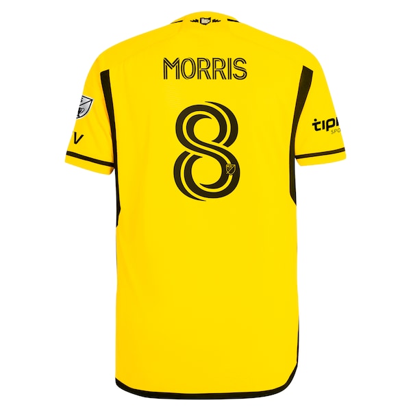 Aidan Morris Columbus Crew adidas 2024 The Home Kit Authentic Player Jersey - Yellow - Image 3