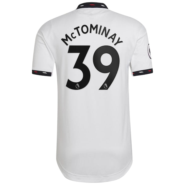 Scott McTominay Manchester United adidas 2022/23 Away Authentic Player Jersey - White - Image 3