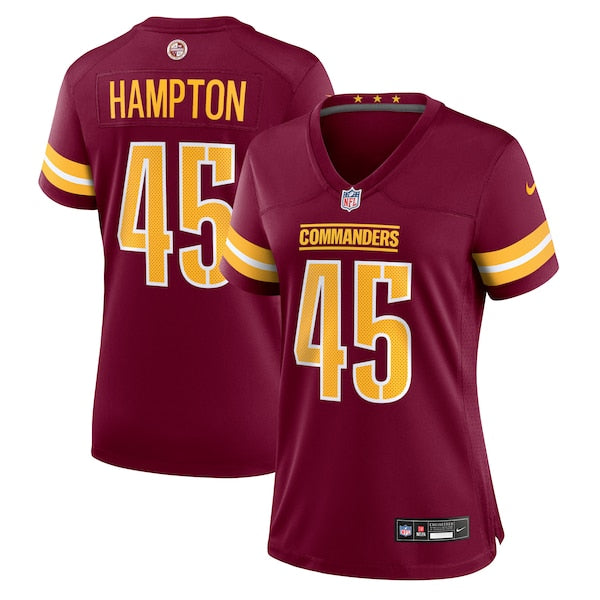 Dominique Hampton Washington Commanders Nike Women's Game Jersey - Burgundy