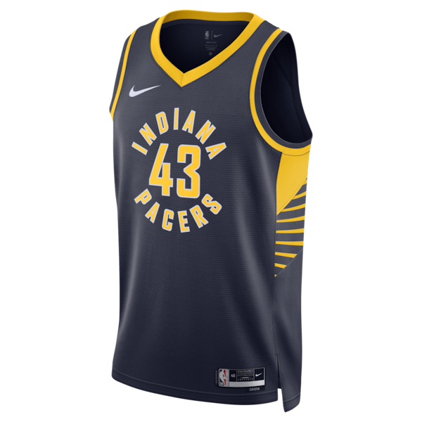 Pascal Siakam Indiana Pacers Nike Unisex Swingman Jersey - Icon Edition - Navy - Image 2