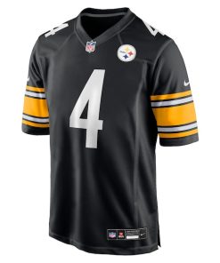 Alternative view of DK Metcalf Pittsburgh Steelers Nike Youth Game Player Jersey - Black