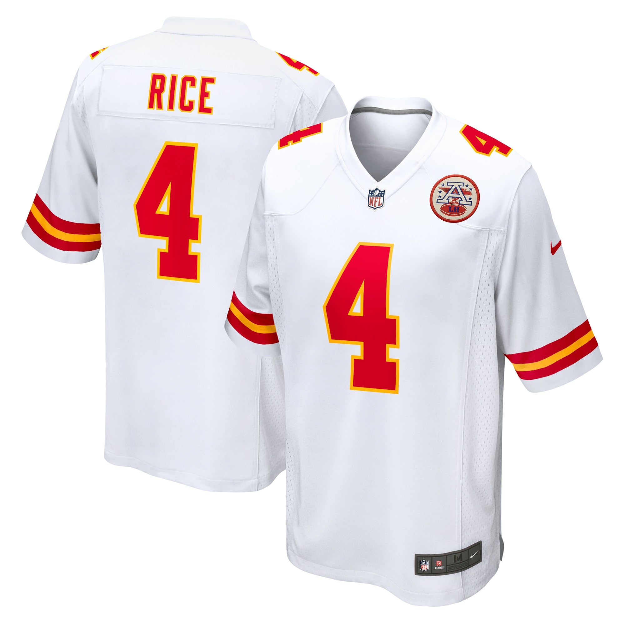 Rashee Rice Kansas City Chiefs Nike Game Jersey - Red/White - Image 6