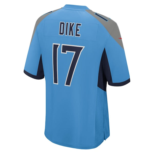 Chimere Dike Tennessee Titans Nike Team Game Jersey - Light Blue - Image 3