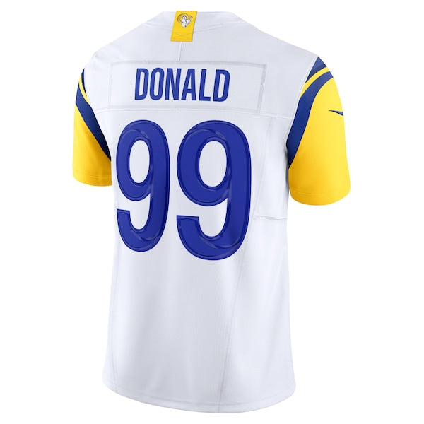 Aaron Donald Los Angeles Rams Nike Vapor F.U.S.E. Limited Jersey - White/Royal - Image 4