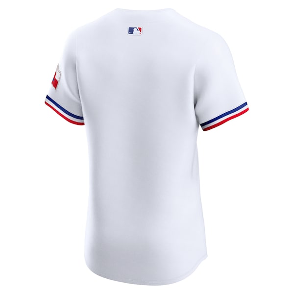 Texas Rangers Nike Home Elite Jersey - White - Image 3