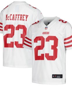 Christian McCaffrey San Francisco 49ers Nike Youth Game Jersey - White