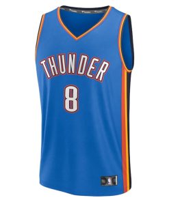 Alternative view of Jalen Williams Oklahoma City Thunder  Fast Break Replica Player Jersey - Icon Edition - Blue