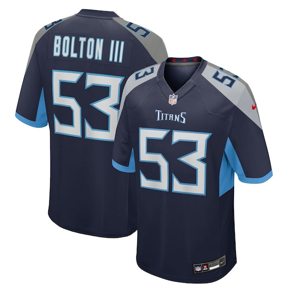 Curtis Bolton III Tennessee Titans Nike Team Game Jersey - Navy