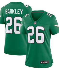 Saquon Barkley Philadelphia Eagles Nike Women's Alternate Game Jersey -  Kelly Green