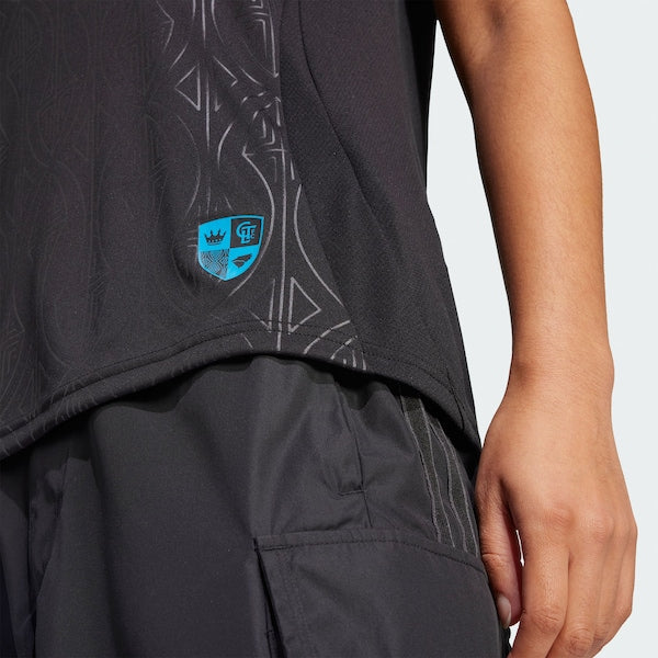Charlotte FC adidas Women's 2025 Fortress Kit Replica Jersey - Black - Image 4