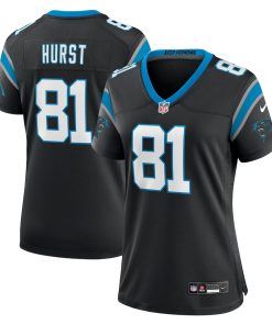 Hayden Hurst Carolina Panthers Nike Women's Team Game Jersey - Black