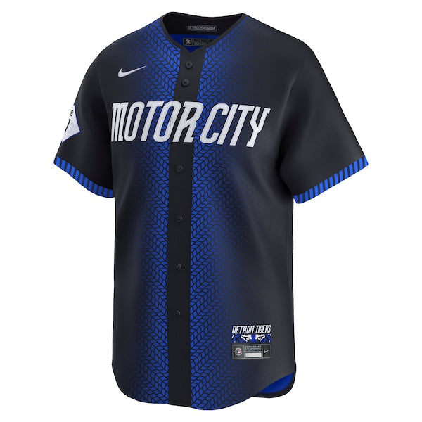 Javier B¨¢ez Detroit Tigers Nike City Connect Limited Jersey - Navy - Image 2