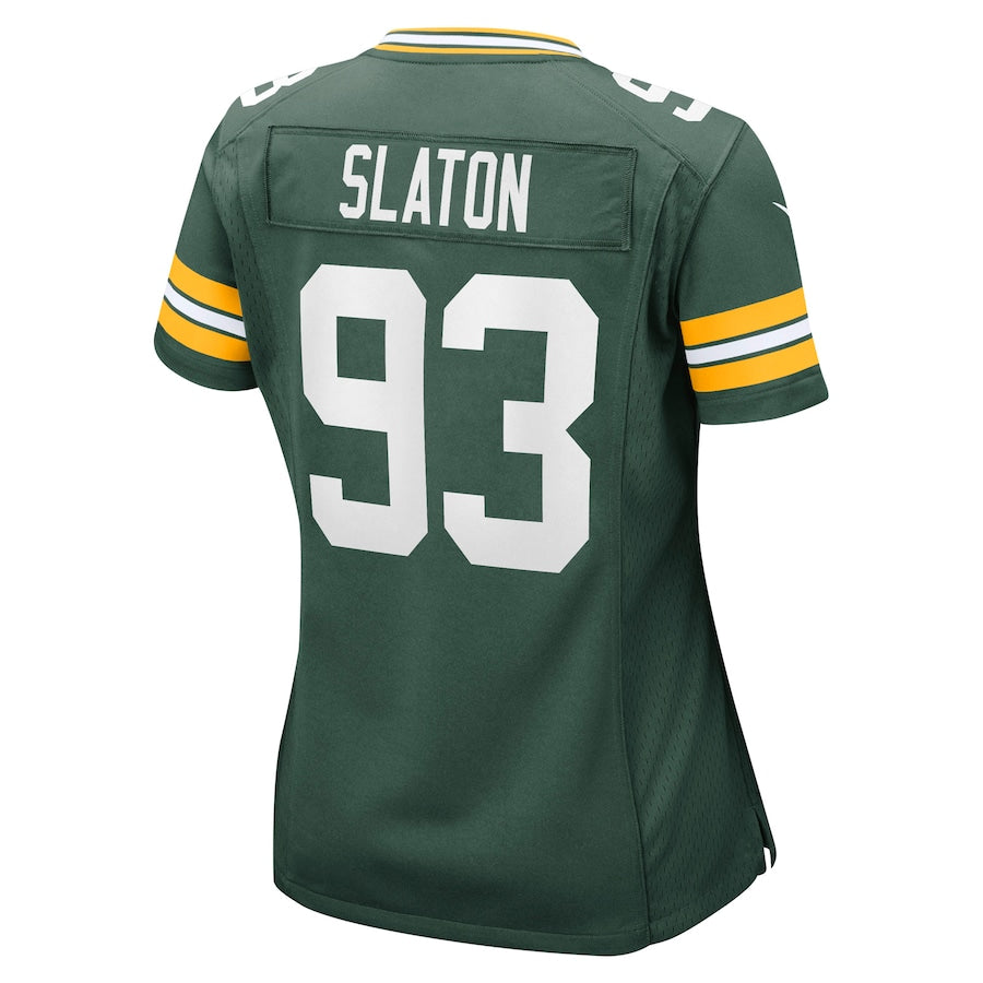 T.J. Slaton Green Bay Packers Nike Women's Game Jersey - Green - Image 3