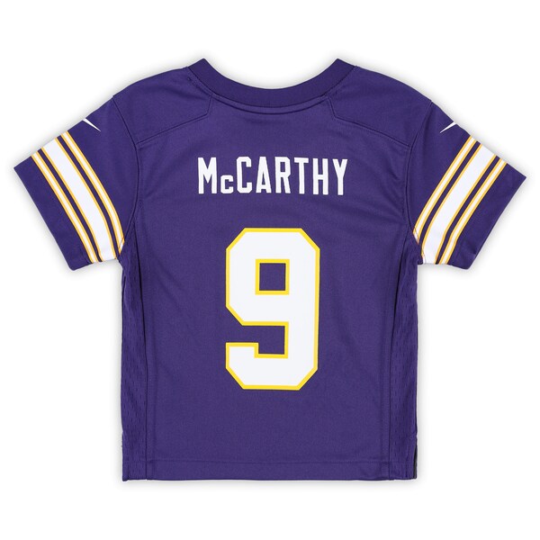 J.J. McCarthy Minnesota Vikings Nike Toddler Classic Player Game Jersey - Purple - Image 3