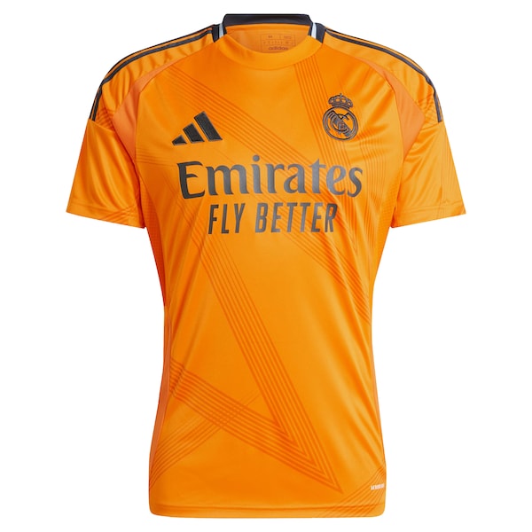 Los Merengues adidas 2024/25 Away Replica Custom Jersey - Orange - Image 3