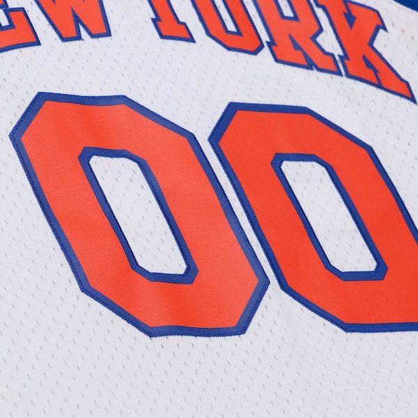 MF DOOM x NY Knicks x A New York Story Fashion Jersey - White/Blue - Image 4