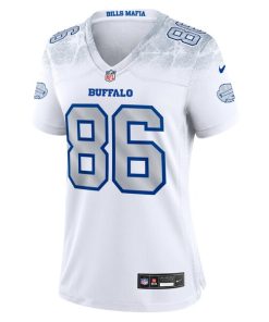Alternative view of Dalton Kincaid Buffalo Bills Nike Women's 2025 Rivalries Collection Game Jersey - White