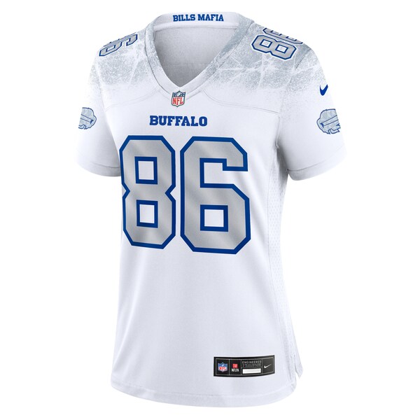 Dalton Kincaid Buffalo Bills Nike Women's 2025 Rivalries Collection Game Jersey - White - Image 2