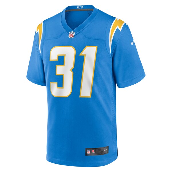 Nick Niemann Los Angeles Chargers Nike Game Player Jersey - Powder Blue - Image 2