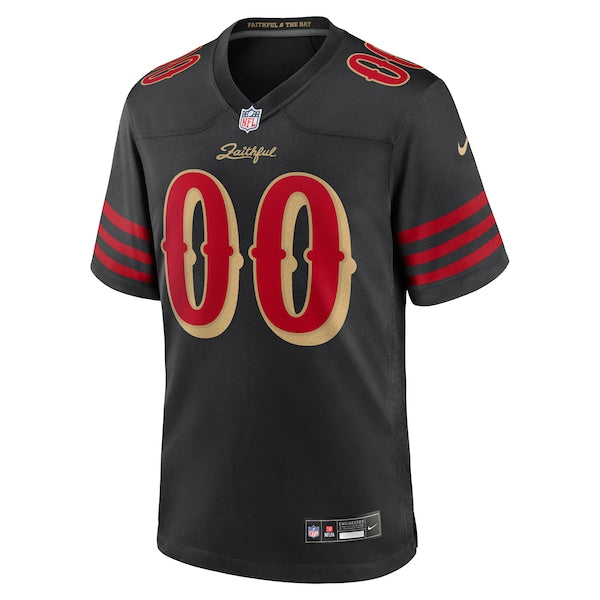 San Francisco 49ers Nike 2025 Rivalries Collection Custom Game Jersey - Black/Red - Image 3