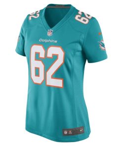 Alternative view of James Empey Miami Dolphins Nike Women's Game Player Jersey - Aqua