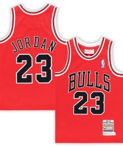 Michael Jordan Chicago Bulls Preschool 1997/98 Hardwood Classics Authentic Jersey - Red/Black/White