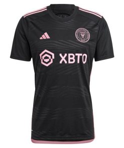 Alternative view of Inter Miami CF adidas 2024 La Noche Replica Custom Jersey - Black