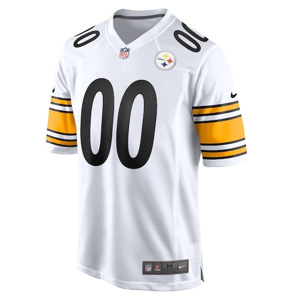 Pittsburgh Steelers Nike Game Custom Jersey - White - Image 2