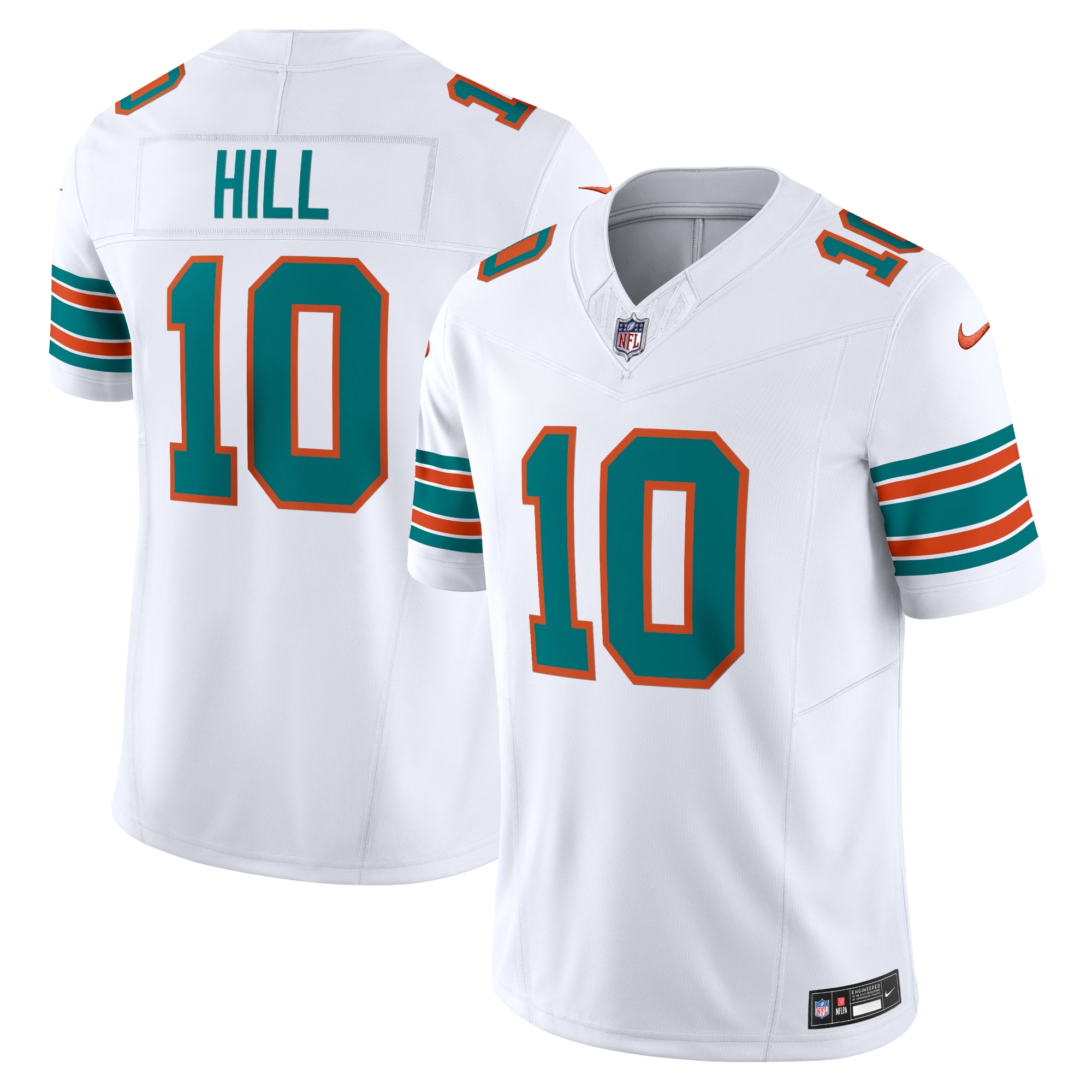 Tyreek Hill Miami Dolphins Nike Vapor F.U.S.E. Limited Jersey - Aqua/White - Image 6