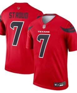Alternative view of C.J. Stroud Houston Texans Nike Alternate Legend Player Performance Top - Red/Navy