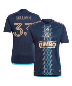 Cavan Sullivan Philadelphia Union adidas 2024 The Xv Kit Replica Player Jersey - Navy