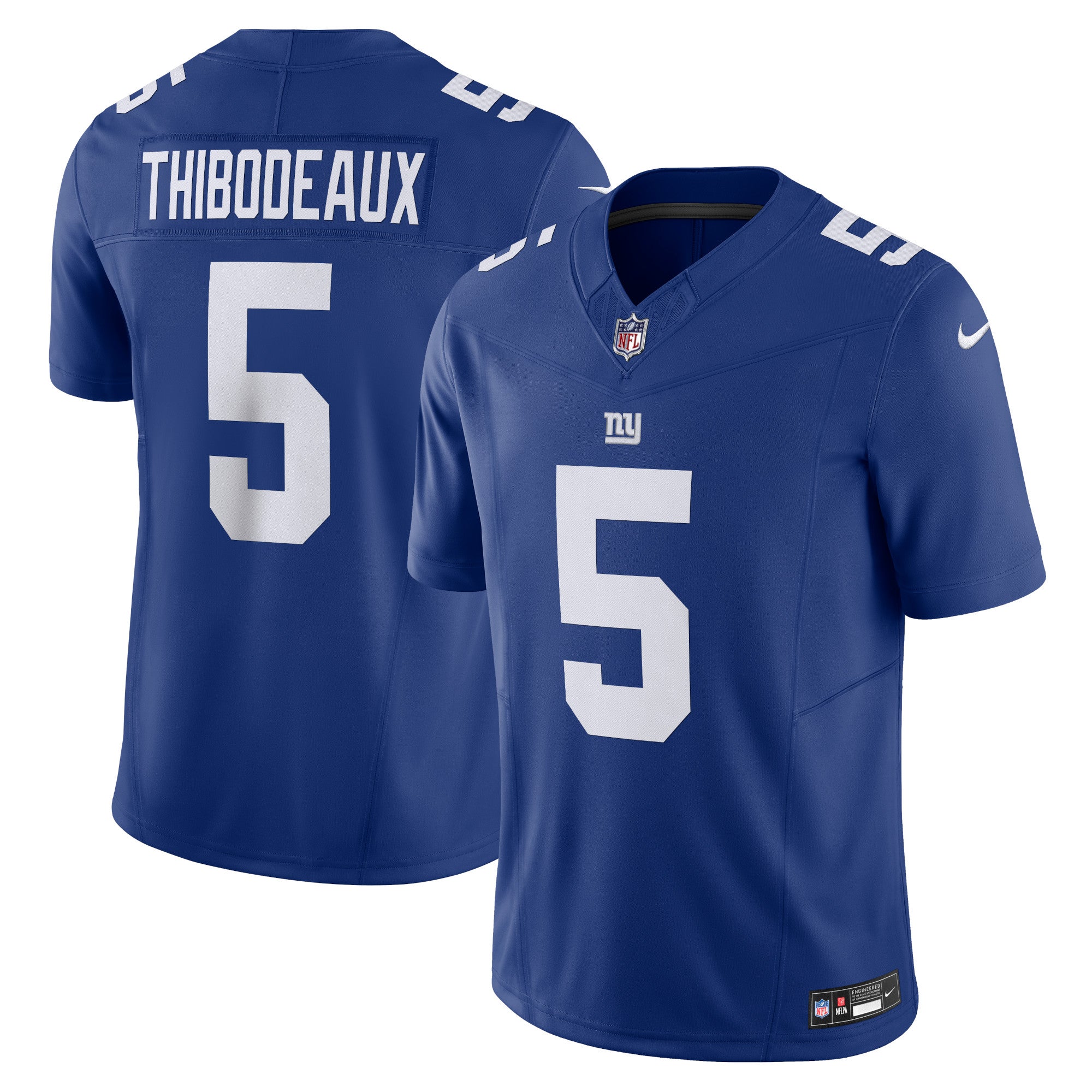Kayvon Thibodeaux New York Giants Nike Vapor F.U.S.E. Limited Jersey - White/Royal - Image 5