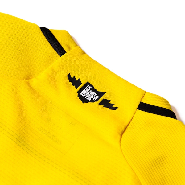 Cucho Hern¨¢ndez Columbus Crew adidas 2024 The Home Kit Authentic Player Jersey - Yellow - Image 7