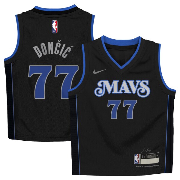 Luka Don?i? Dallas Mavericks Nike Toddler 2023/24 Swingman Replica Jersey - City Edition - Black