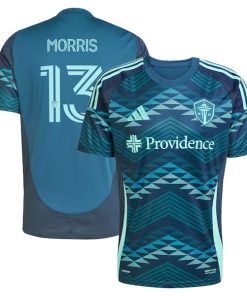 Jordan Morris Seattle Sounders FC adidas 2025 The Salish Sea Kit Replica Player Jersey - Blue