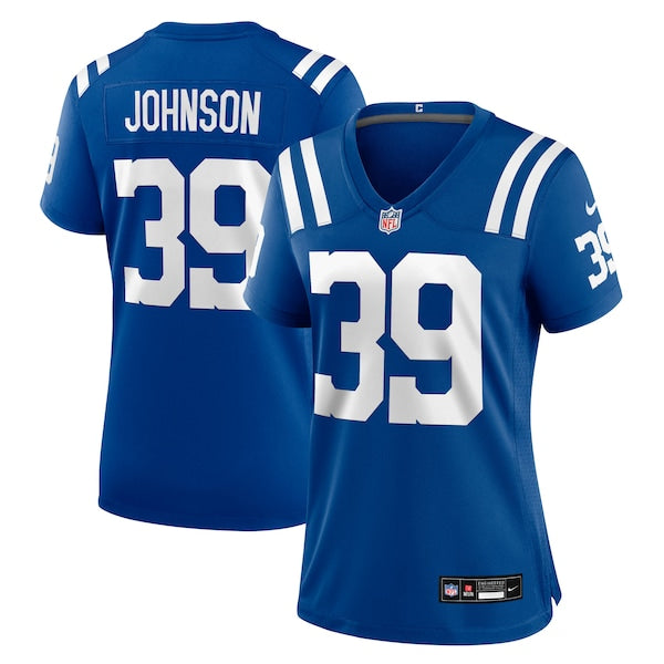 Alex Johnson Indianapolis Colts Nike Women's Team Game Jersey - Royal