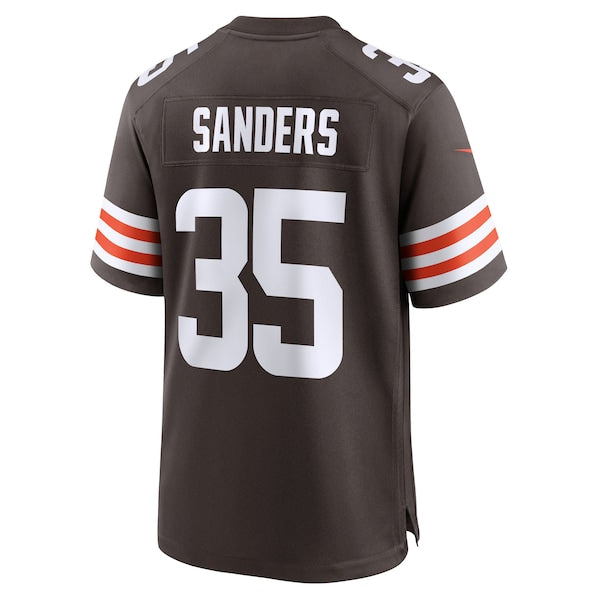 Raheim Sanders Cleveland Browns Nike Team Game Jersey - Brown - Image 3