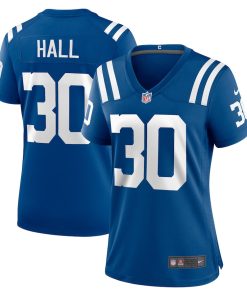 Darren Hall Indianapolis Colts Nike Women's Team Game Jersey -  Royal