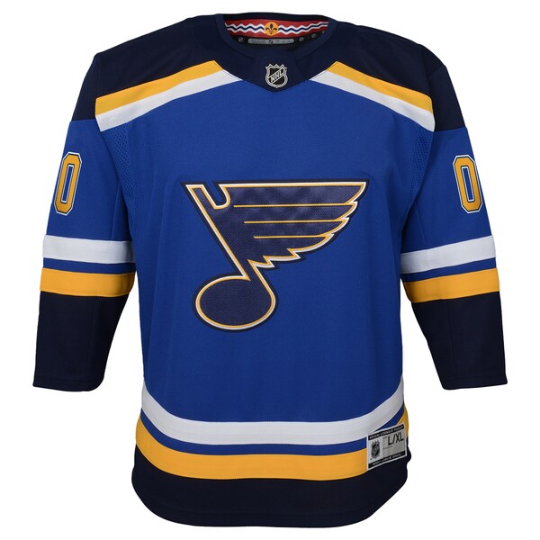 St. Louis Blues Youth Home Premier Custom Jersey - Blue - Image 2