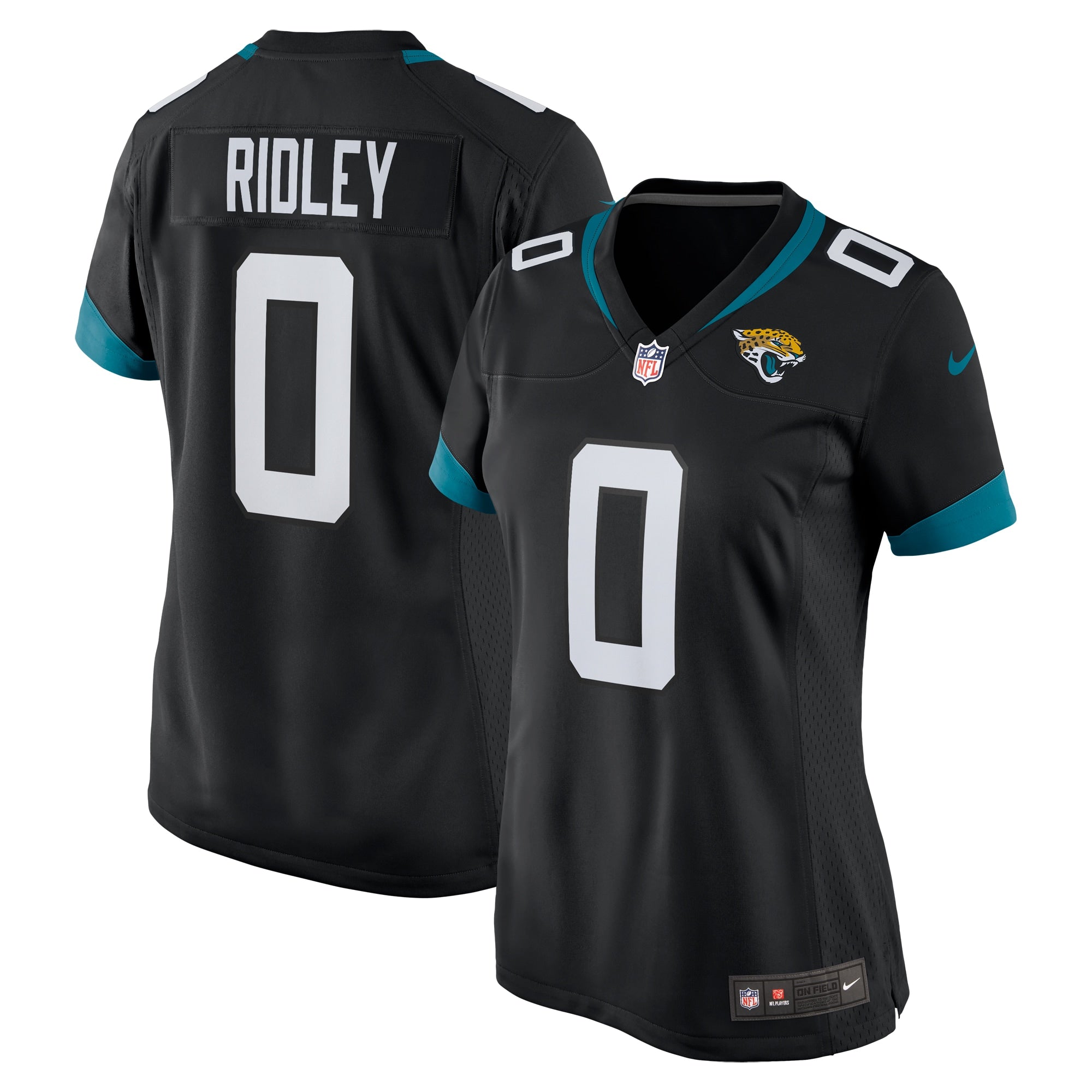 Calvin Ridley Jacksonville Jaguars Nike Women's Game Player Jersey - Teal/Black - Image 5