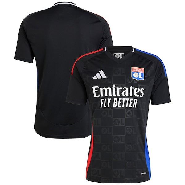 Olympique Lyonnais adidas 2024/25 Away Replica Jersey - Black - Image 2