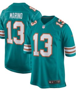 Dan Marino Miami Dolphins Nike Retired Player Jersey - Aqua/White